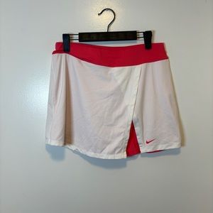 Nike pink and white dri-fit skort‎ size XL